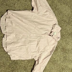 Baby pink Long sleeve button down shirt